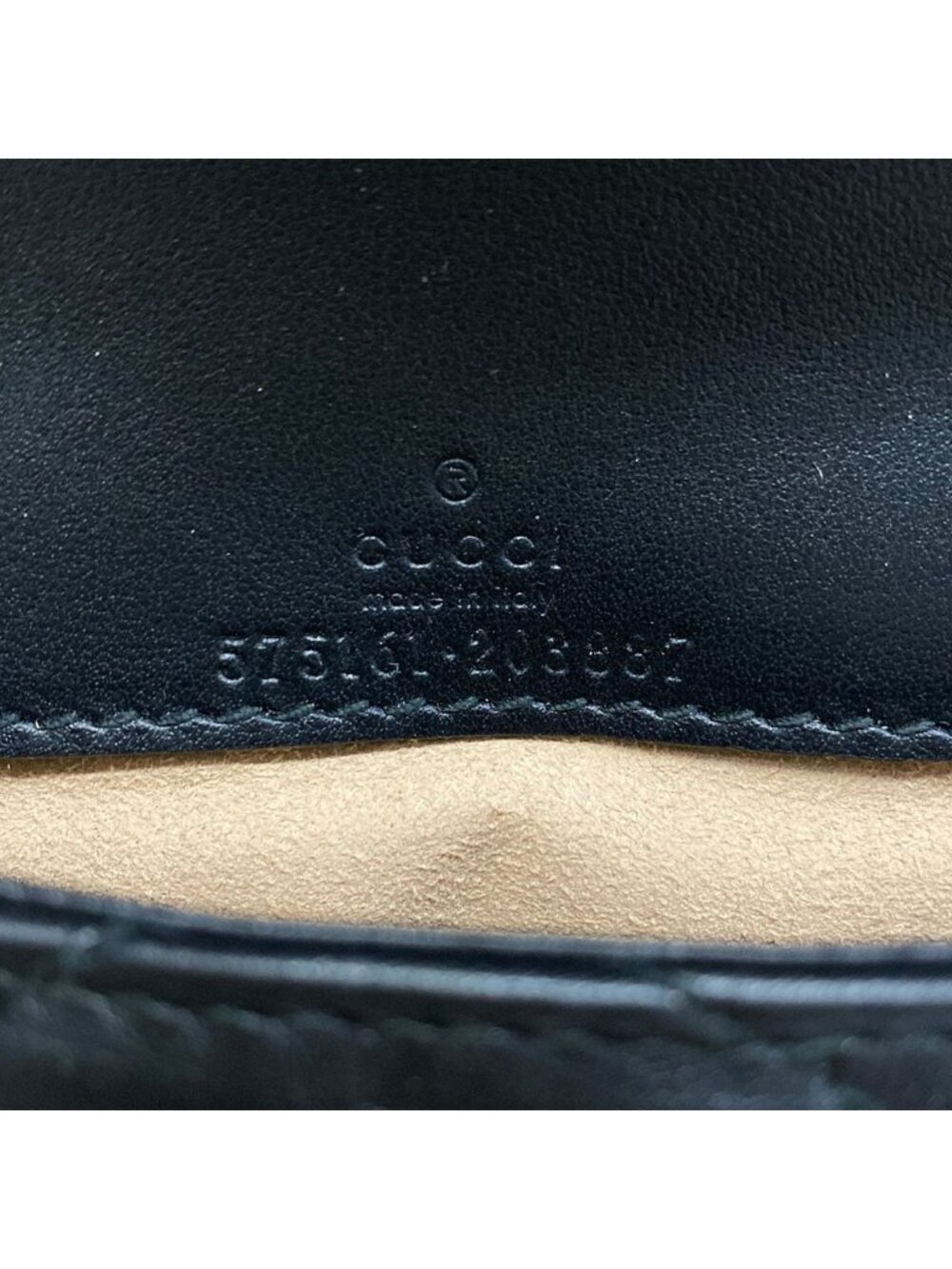 Gucci Handbag GG Marmont Black Leather - Picture 8 of 15